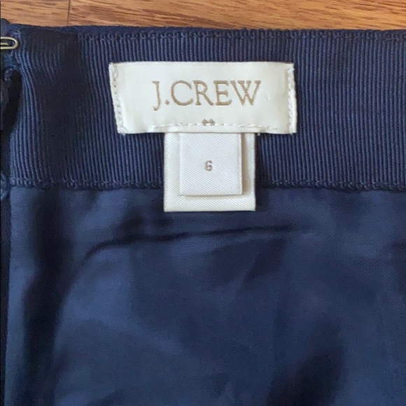 Jcrew navy pencil skirt - Picture 2 of 4